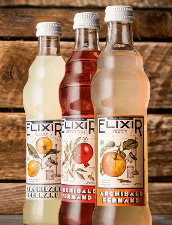 Les limonades artisanales "Elixirs" d'Archibald Fernand à Big Fernand Valence (Drôme)