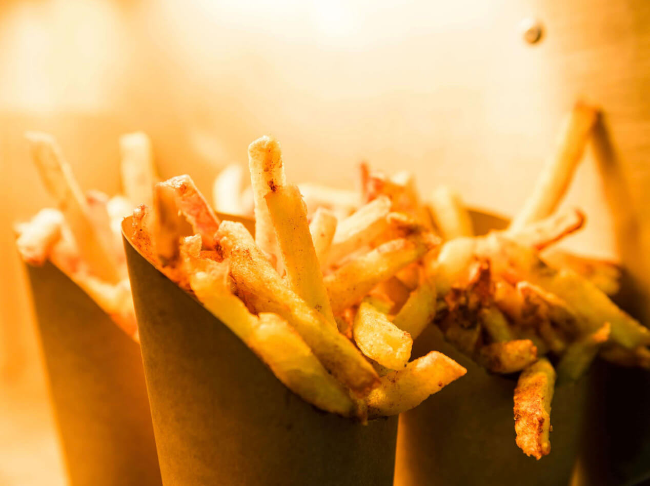 Toutes les frites à Big Fernand Valence sont maison à partir de pommes de terre pour préparer vos Fernandines et Gargandines