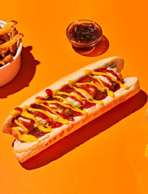 Le hot dog François à la fourme d'Ambert uniquement chez Big Fernand Valence, atelier de burger et hot dog